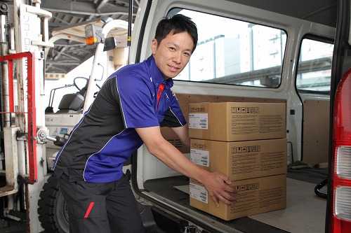 那覇市内を颯爽と!